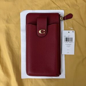 New with tags - Coach phone wallet